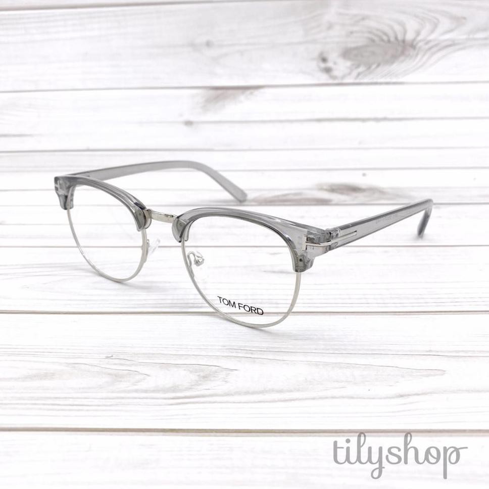 Frame Kacamata Minus Anti Radiasi 8056 Browline Pria  O6Z1