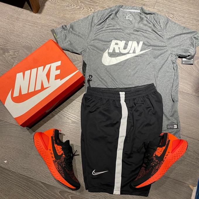 BISA COD Baju Stellan NIKE RUNNING PRIA - PAKET PERLENGKAPAN OLAHRAGA NIKE - 36