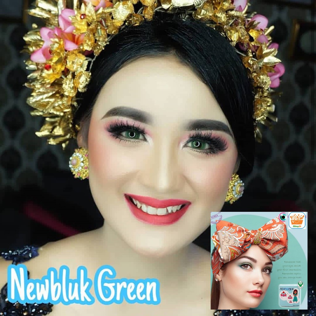 PAKET SOFTLENS NEWBLUK 15MM NORMAL + CAIRAN NICE LOOK 60ML GRATIS TEMPAT SOFLEN