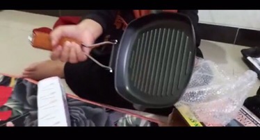 Teflon Bbq / Square Grill Pan Teflon Barbeque 20 Cm Dan 24 Cm Teflon Panggangan Steak