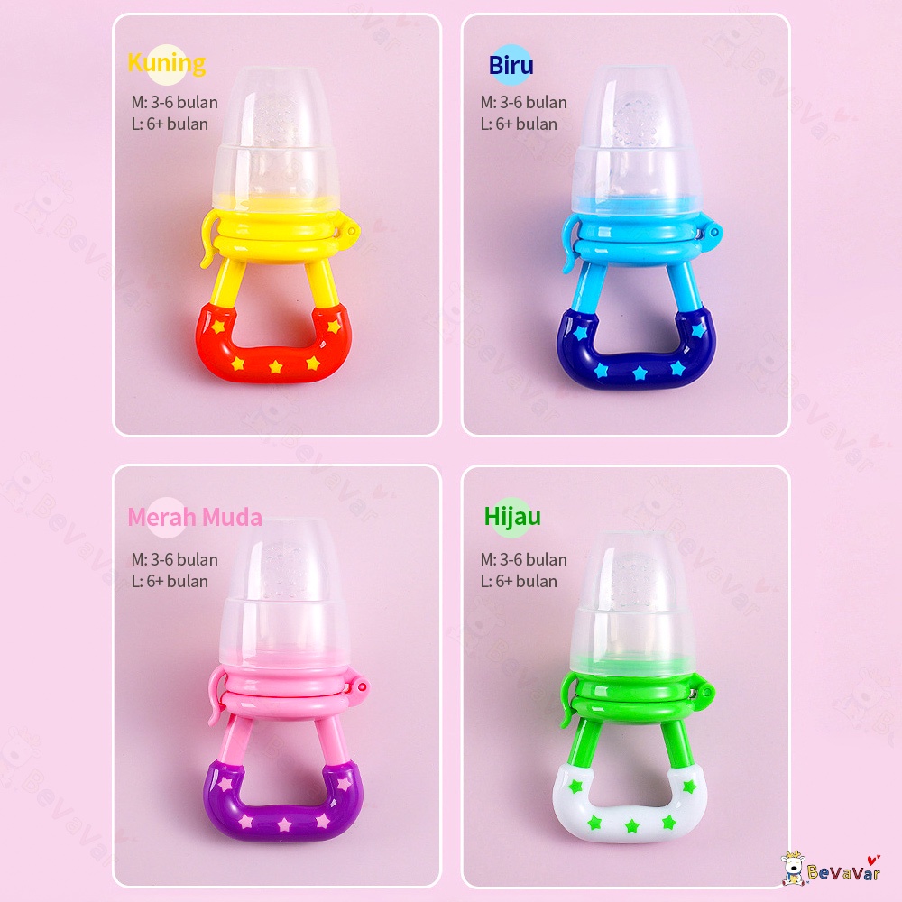 BEVAVAR Baby Fruit & Food Feeder / Empeng Buah Bayi / Dot Buah Bayi / Fruit Feeder Pacifier-3