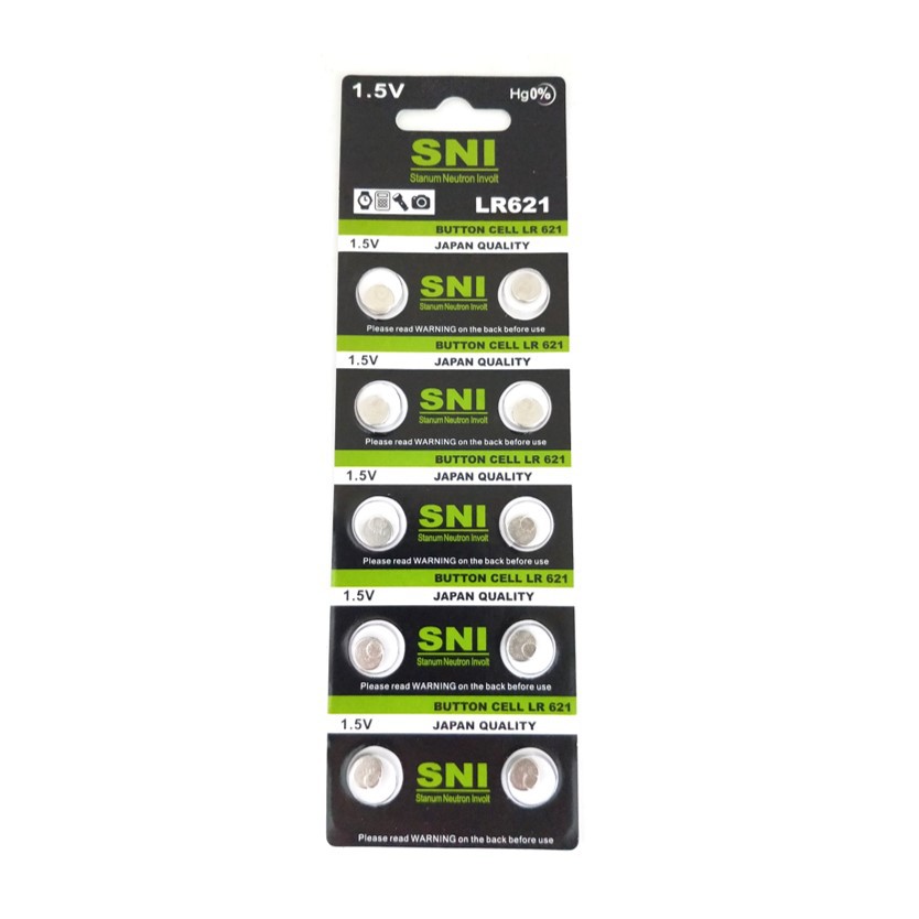 Baterai SNI LR621 Original Battery LR 621 364 AG1 10pcs