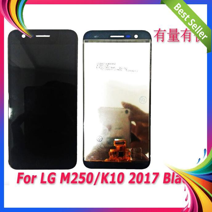 SPAREPART HP LCD TOUCHSCREEN TS LG M250 K10 2017 BLACK ORG LCD TERLENGKAP