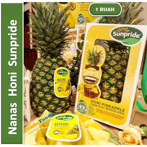 

Nanas Honi Fresh - Sunpride | 1 BUAH [ Harga Per PCS ]