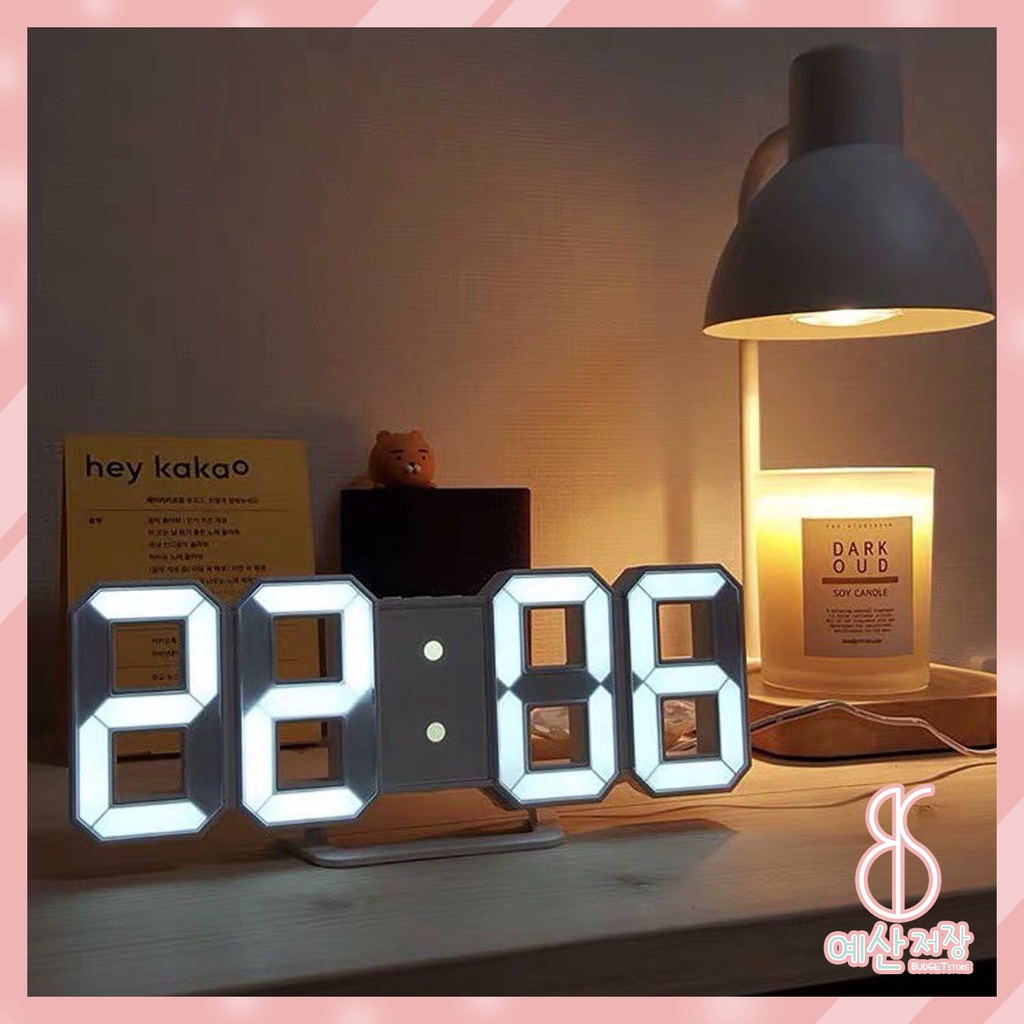 [BS] BISA COD Jam Dinding Digital 3D Clock LED Meja - KP497