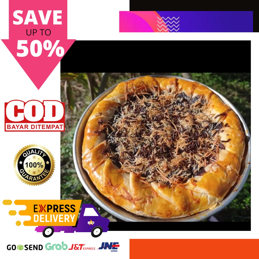 

PIZZA BOLEN PISANG ISI PISANG KEJU COKLAT PASTRY HOMEMADE MURAH ENAK