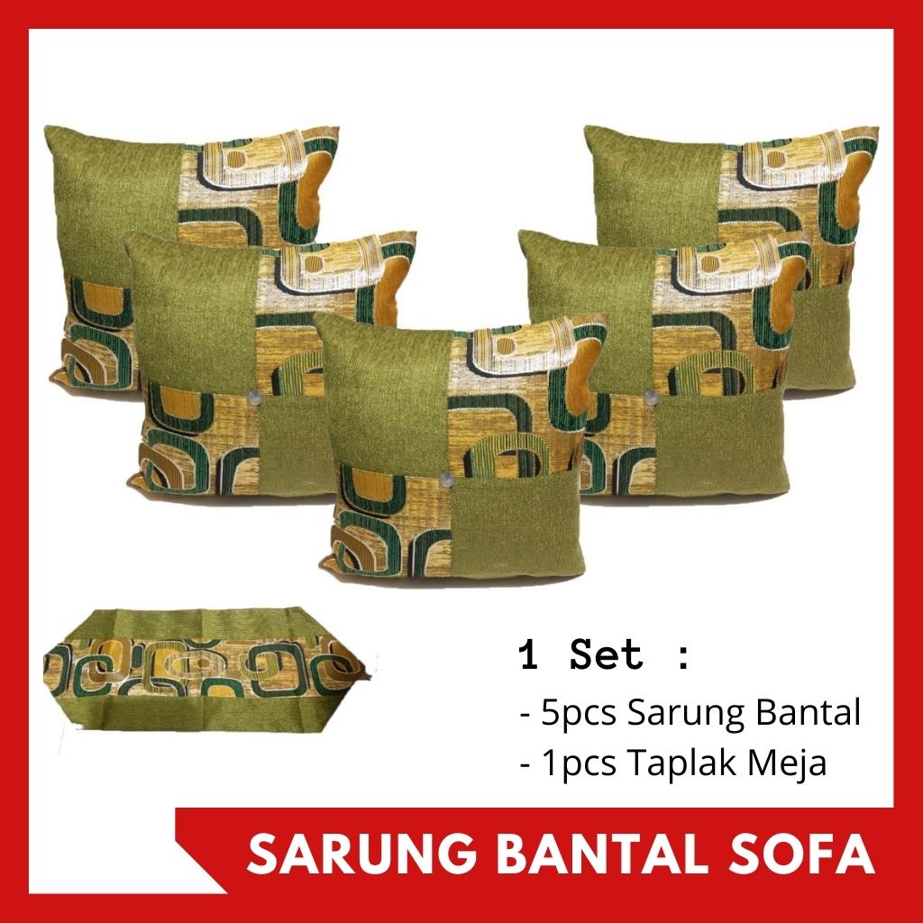 Rc Sarung Bantal Sofa Motif Minimalis Berbagai Warna