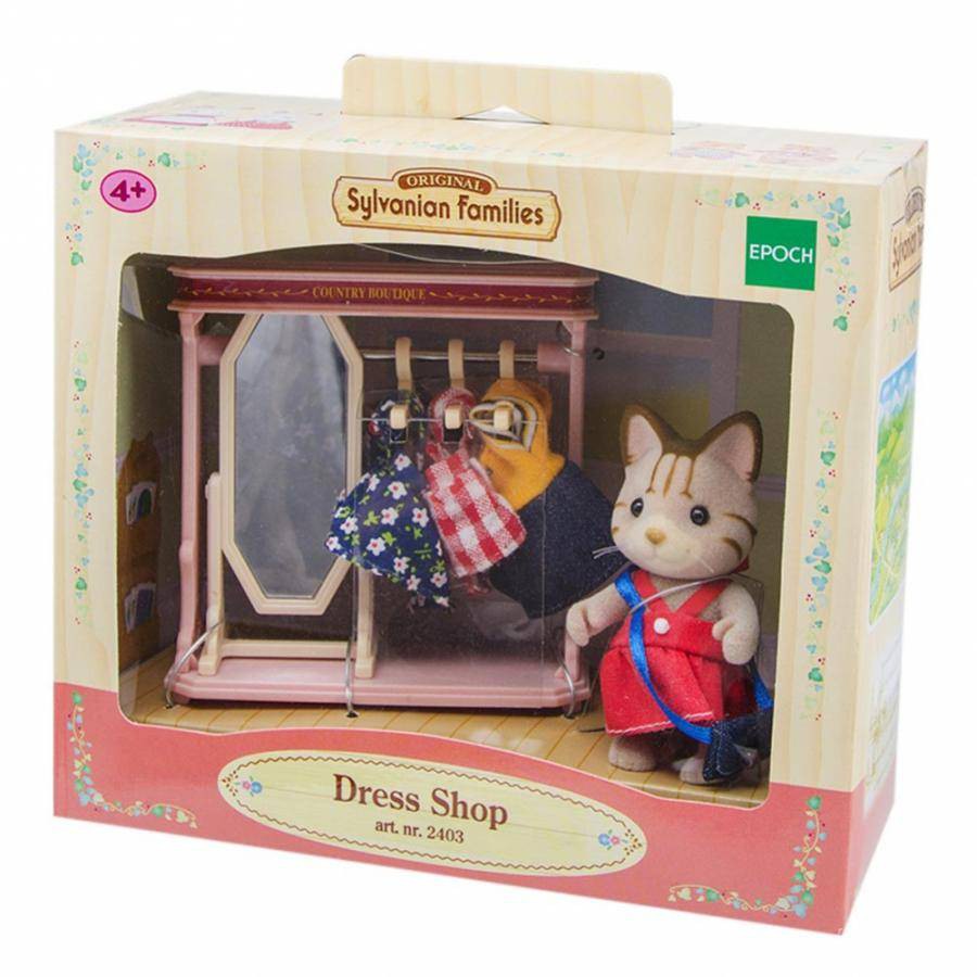 sylvanian families dress shop