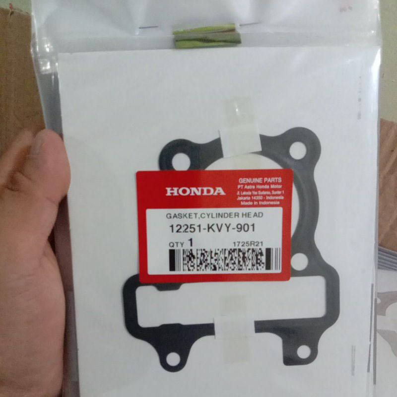 12251 KVY 901 Gasket cylinder Head Packing Head BEAT KARBU original