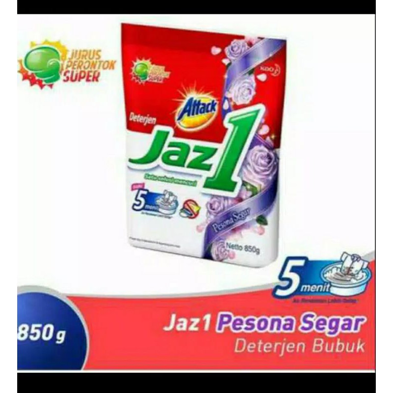 Jaz 1  DETERGEN SABUN CUCI BAJU 850 G