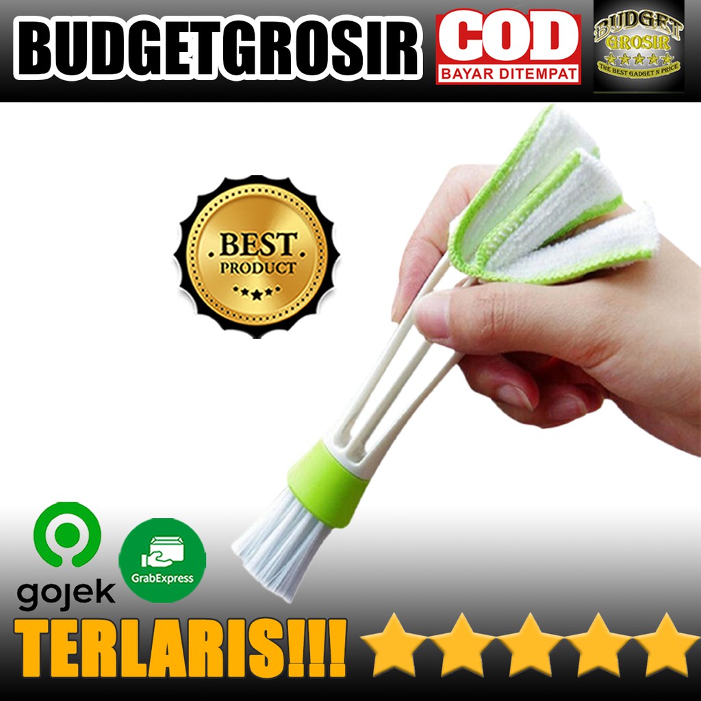 Sikat Pembersih Microfiber Interior Mobil Duster Brush - Q128--VODOOL