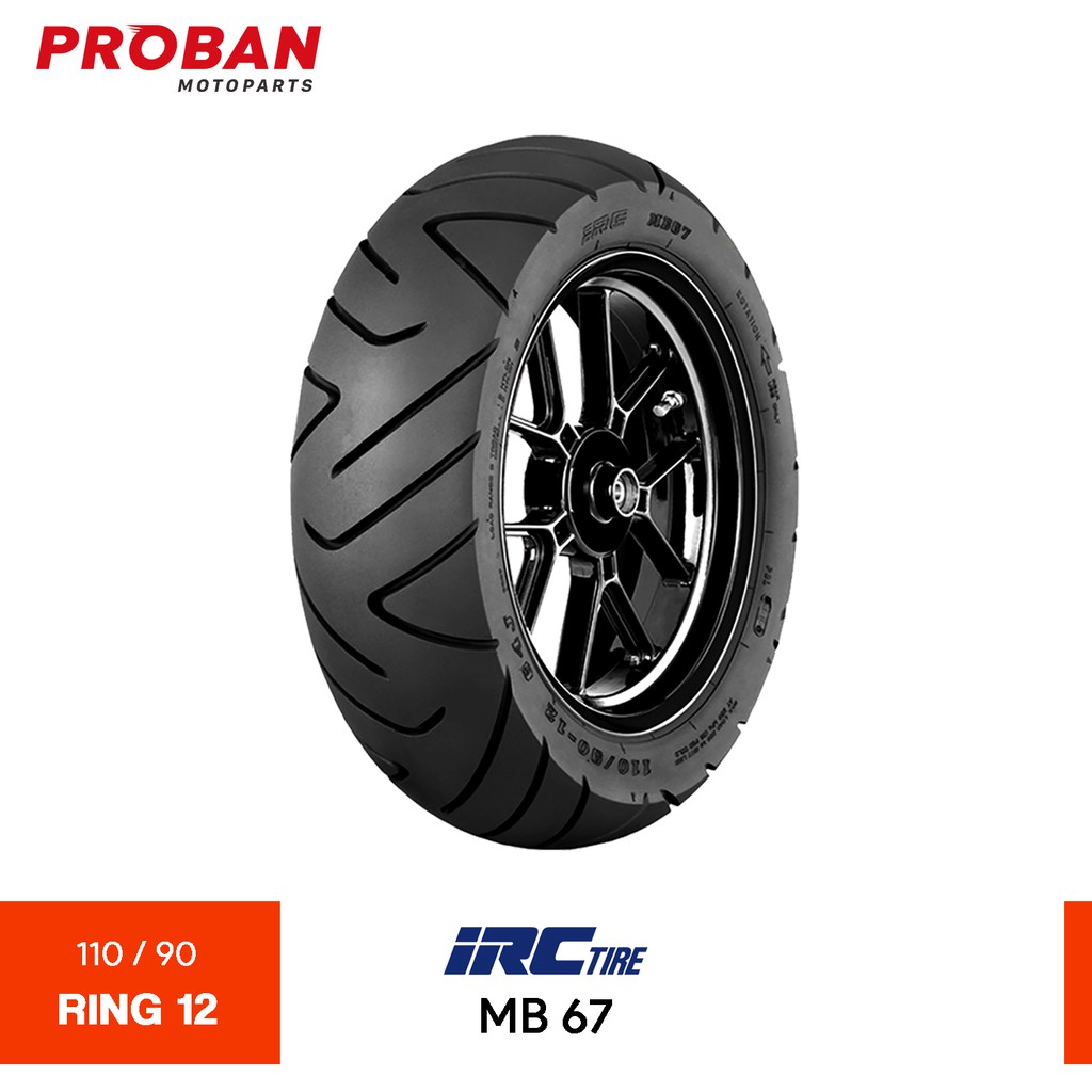

IRC TL MB 67 110/90 Ring 12 Ban Motor Tubeless
