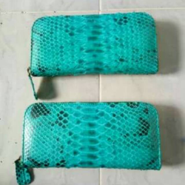 Dompet kulit ular asli