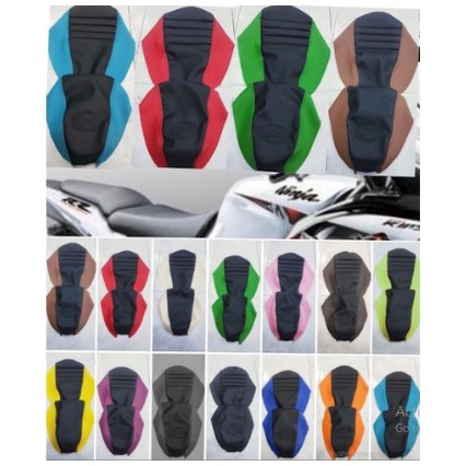 KULIT JOK MOTOR kawasaki NINJA RRnew bahan MB tech/Bungkus jok ninja rr NEW bahan MBtech
