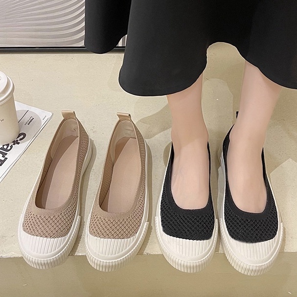 TBIG [COD] Sepatu Slip On LOVESOUL2 Import Shoes Wanita Sepatu Korea Style Sekolah Kuliah