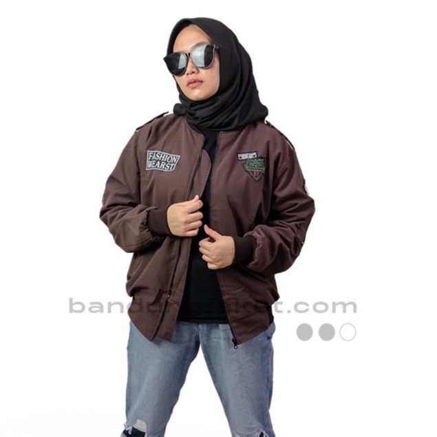 ARAGON BOMBER BROWN || Jacket Bomber Pilot || Jaket Pria Masakini