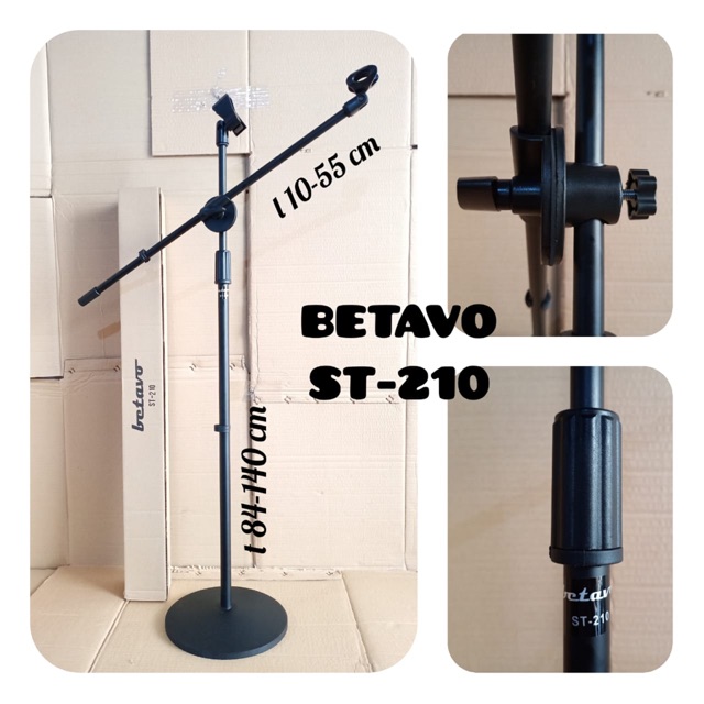 Jual Stand Mic Microphone Floor Betavo St210 Shopee Indonesia 9133