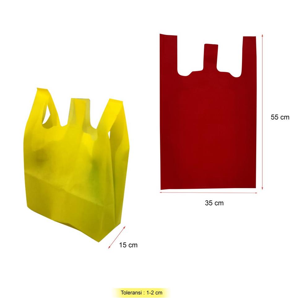 

Tas Spunbond Besar Jumbo 35x55 model kresek tas kain belanja sponbon bahan kain furing non woven ✍←