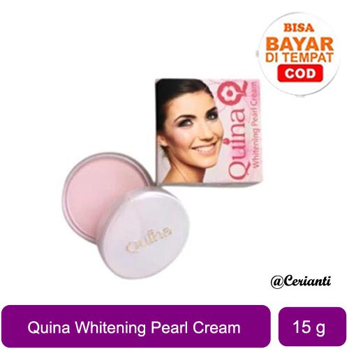 [Beli 1 Gratis 1] QUINA WHITENING PEARL CREAM 15GR KRIM PEMUTIH_Cerianti