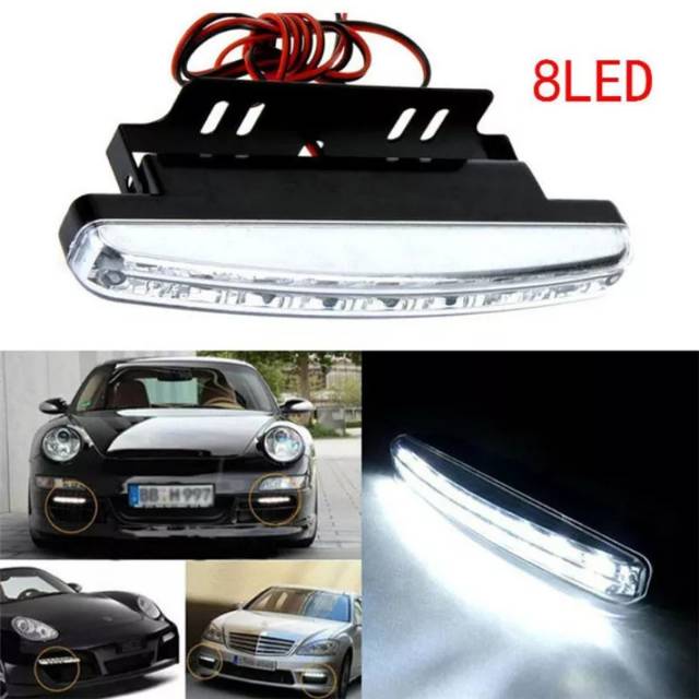 FogLamp DRL Super Bright Led Daytime Running Led White 6000K