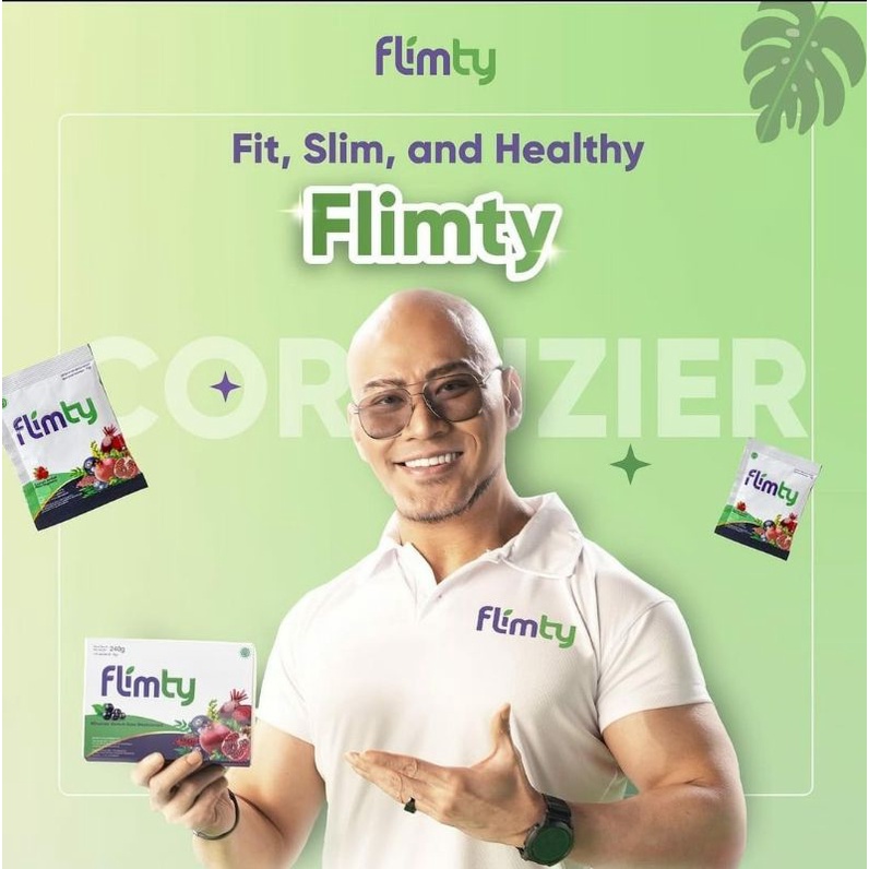 Flimty Fiber | Detox | Antidioksidan minuman serbuk diet pelangsing rasa blackcurrant / raspberry - 1 box isi 16 sachet