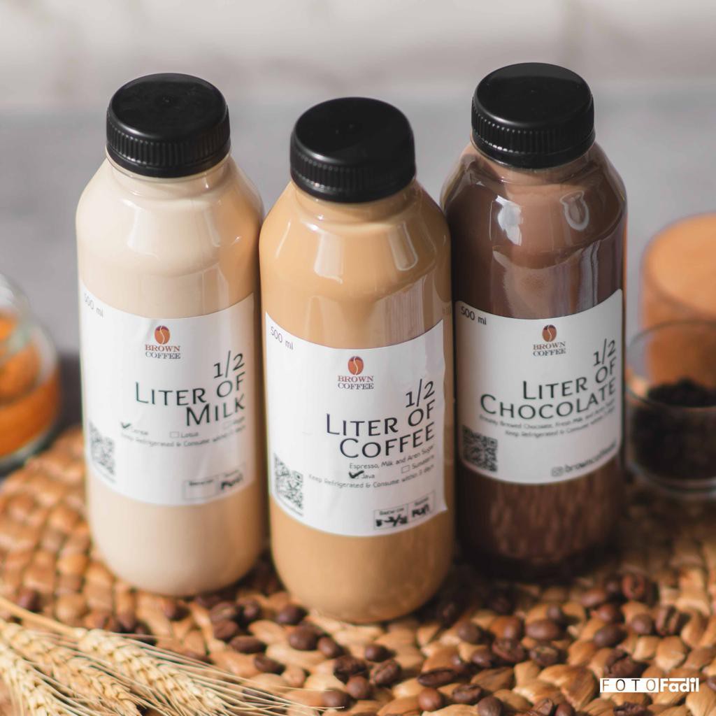 

Brown Coffee Vegan Latte