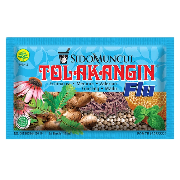 Tolak Angin Flu Cair Dus / Tolak Angin Sidomuncul / Flu Batuk Demam Pusing