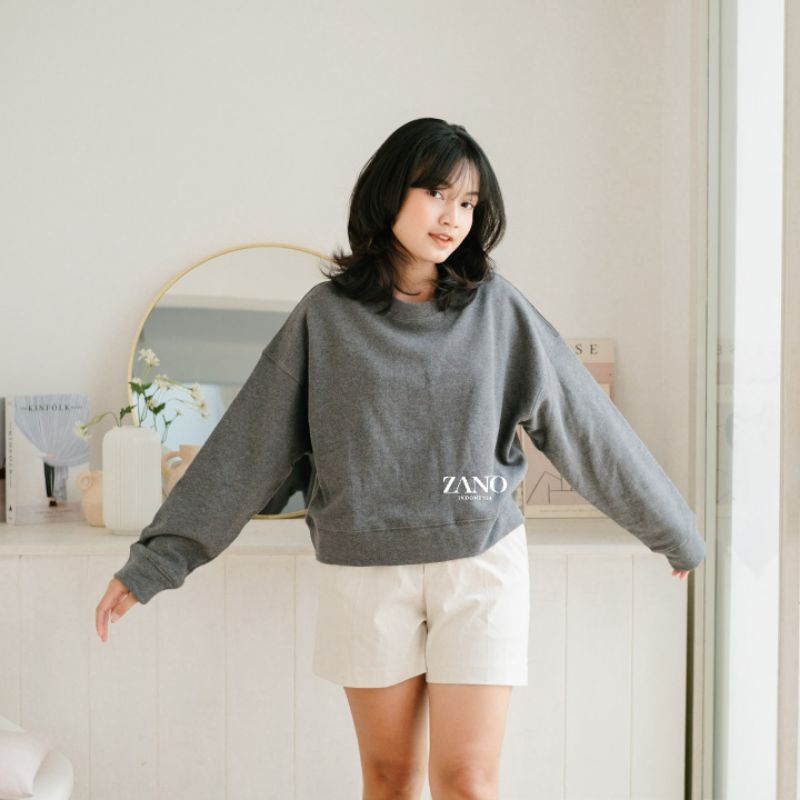 ZANO BASICS Sweater Crop Flary