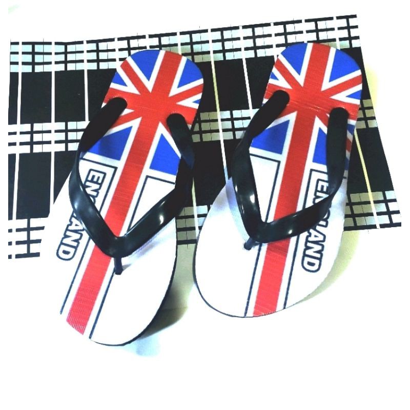 SANDAL JEPIT PRIA AC MOTIF FLAG ( A 11 )