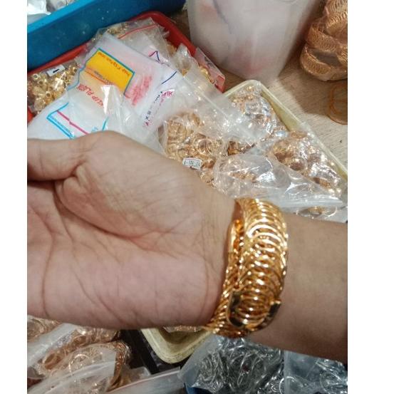 Garansi Sampai Gelang Bangkok Dewasa Lapis Emas 24k