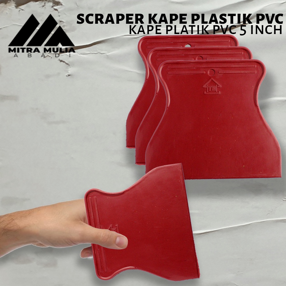 Kape Plastik PVC 5 Inci l Scrap l Scrapper l Skrap Sekrap Dempul