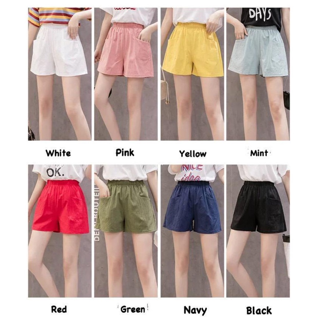 SIMPLE COTTON SHORT CELANA HOTPANT IMPORT