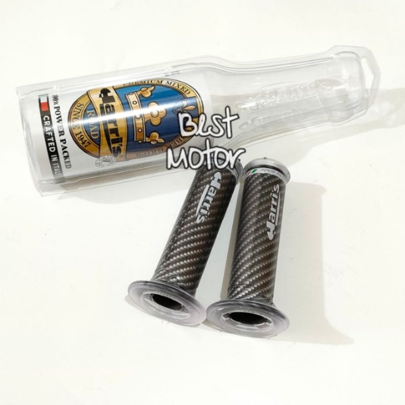 Handgrip Grip Harris Original italy Grip Carbon Haris Universal Nmax Aerox ADV PCX Vario Ninja dll