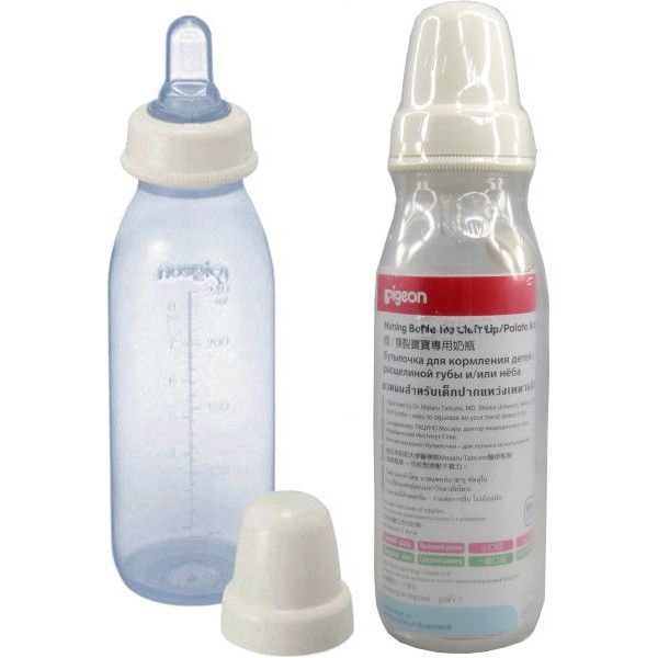 PIGEON Botol PP For Cleft Palate Baby | Botol Bayi Bibir Sumbing Sebelum Operasi  - 240ml