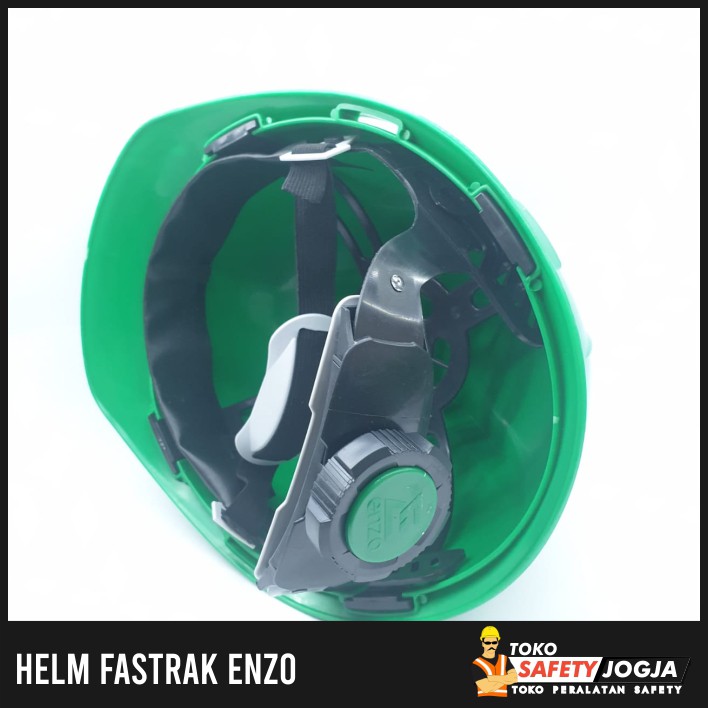 HELM SAFETY PROYEK FASTRACK PUTIH KUNING MERAH HIJAU BIRU ORANGE ENZO - Putih SNI