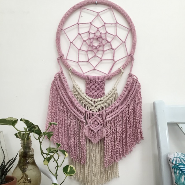 Macrame dreamcatcher