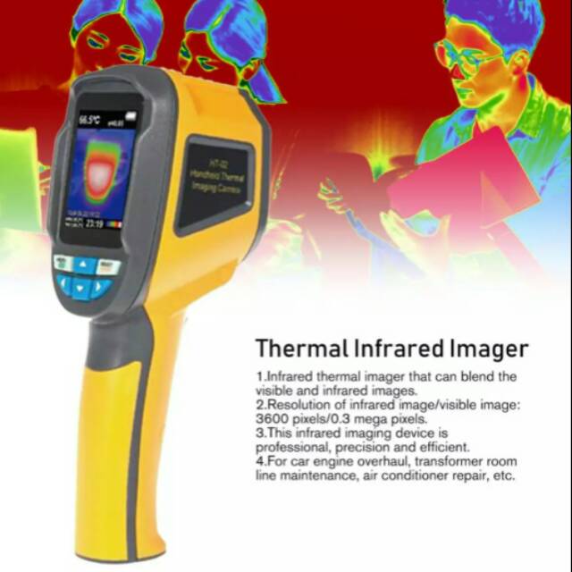 Thermal HT 02 imager camera infrared industri pabrik tambang batubara laboratorium