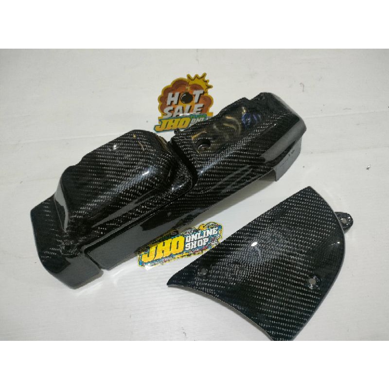 TUTUP CVT MIO CARBON KEVLAR TUTUP BAK CVT SET MIO CARBON