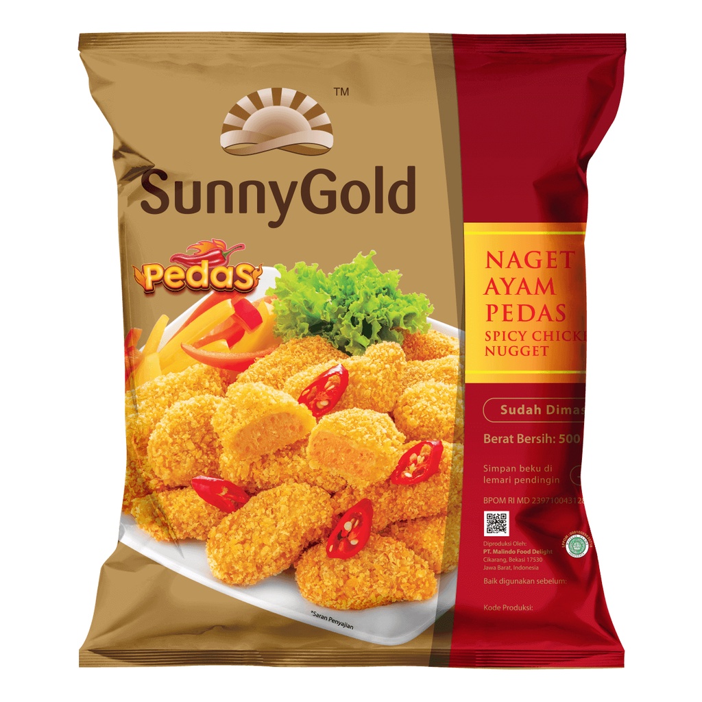 Jual SUNNYGOLD CRISPY NUGGET (NUGGET POP) TM 440 GR Shopee Indonesia