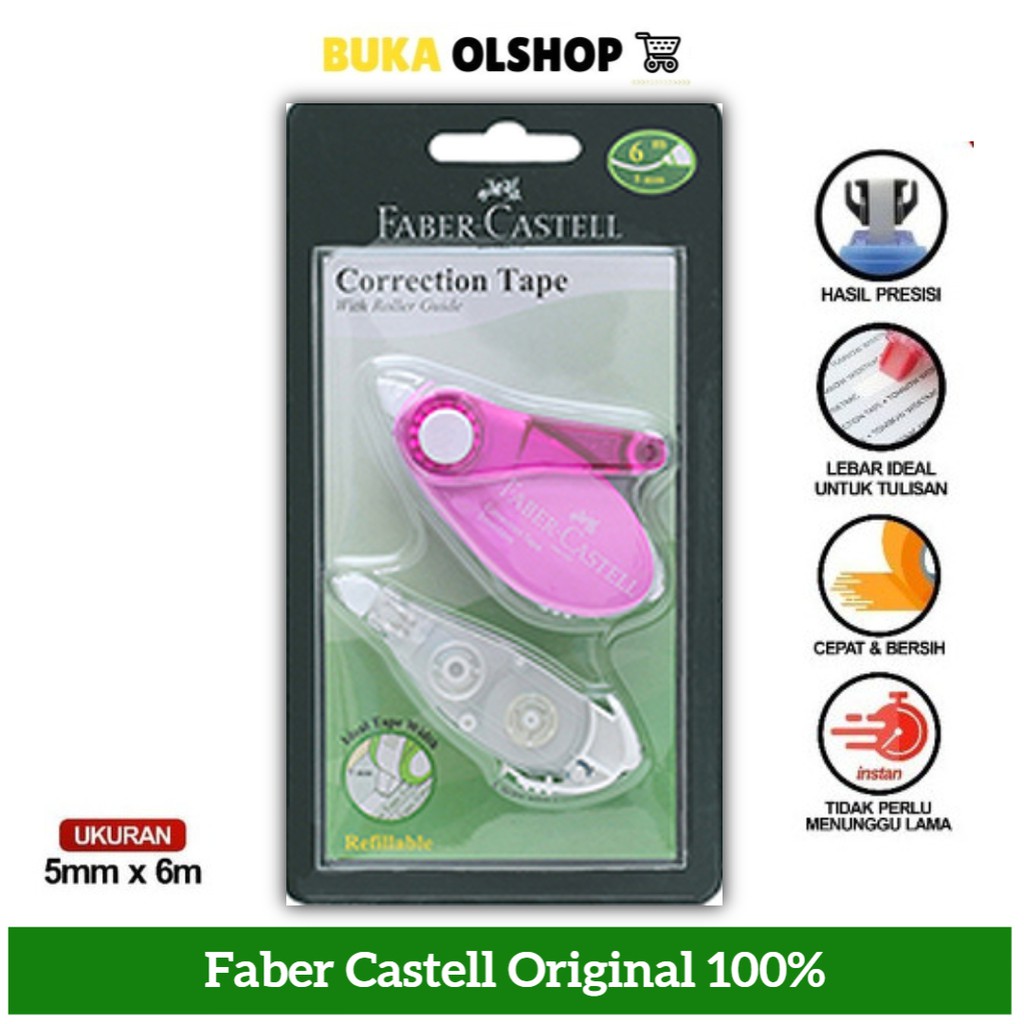 

Correction Tape Faber Castell SR 506 Barrel Plus Refill