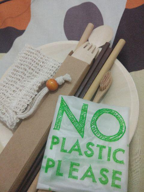 Bali Paper Straw & Brush Sikat Pembersih Sedotan Kaca Bambu Stainless Minum Kertas Ramah Lingkungan