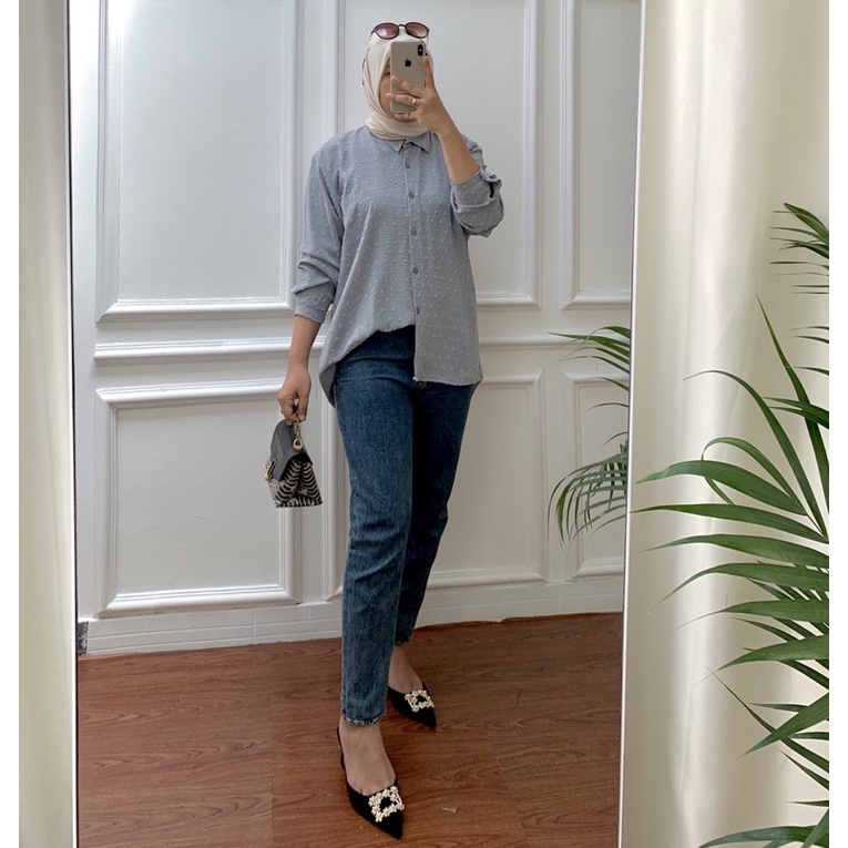 ALIZA BLOUSE OVERSIZE URAGIRI