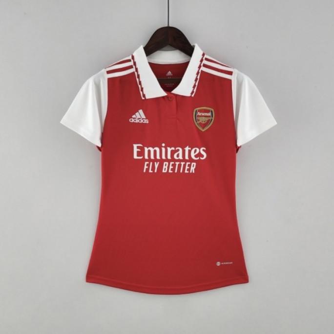 (LADIES CEWEK) JERSEY BOLA ARSENAL HOME NEW 2022-2023 GRADE ORI IMPORT