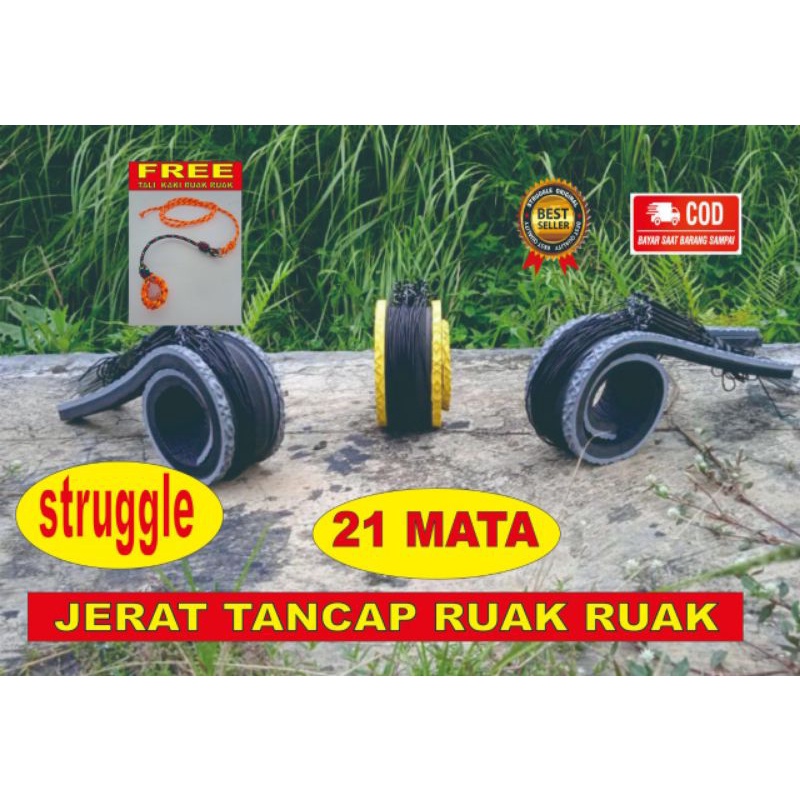 JERAT JARING TANCAP RUAKRUAK 21 TIANG