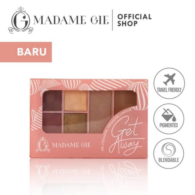 Madame Gie Getaway Make Up Kit - MakeUp Face Pallete