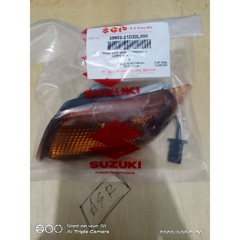 lampu sen sein riting satri 120 ru lumba depan kiri original