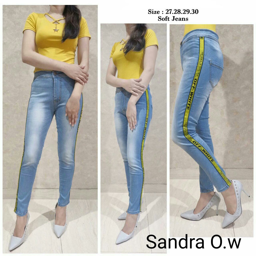 BLZ |  Celana Jeans Wanita Sandra OW