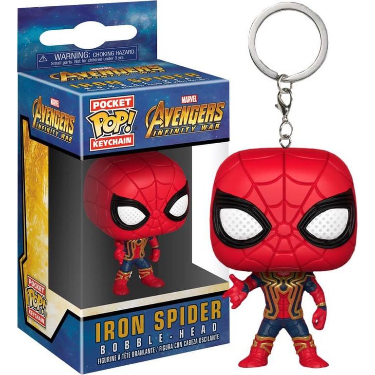 [mainan-hobi] Funko Pocket Pop Keychain  Marvel - Avengers Infinity War- Iron Spider