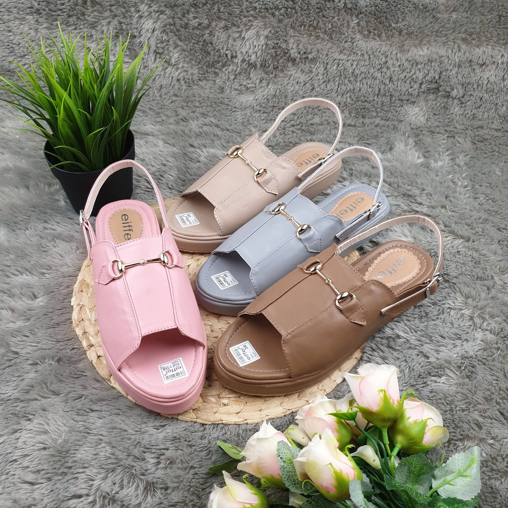 Sandal Wedges Eiffel SPN04 - Kakikustore