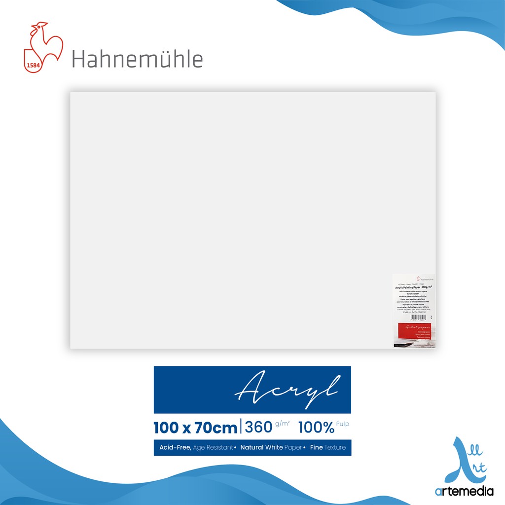 

Hahnemuhle Acrylic Paper 100x70cm Paper Sheet